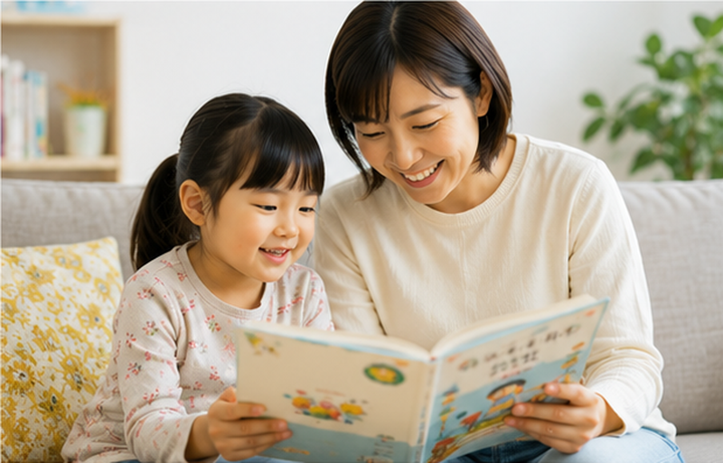 親子で読書